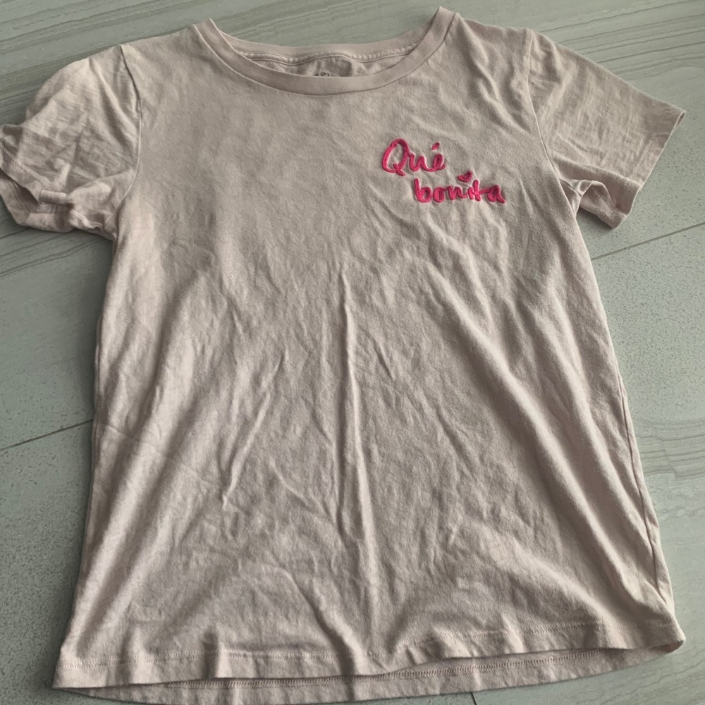 JCrew Que Bonita T-shirt Shell Pink